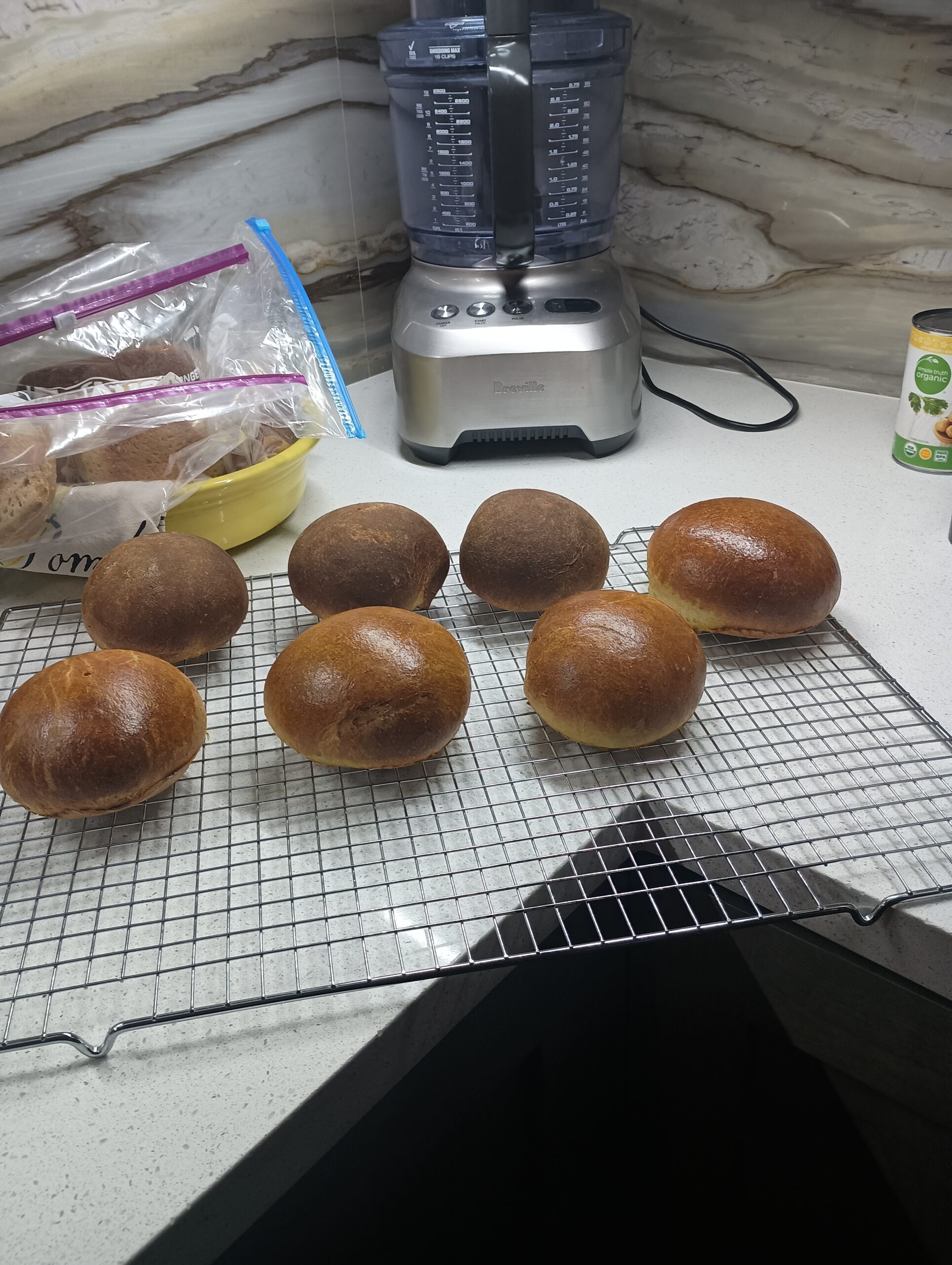 Sourdough Brioche Buns
