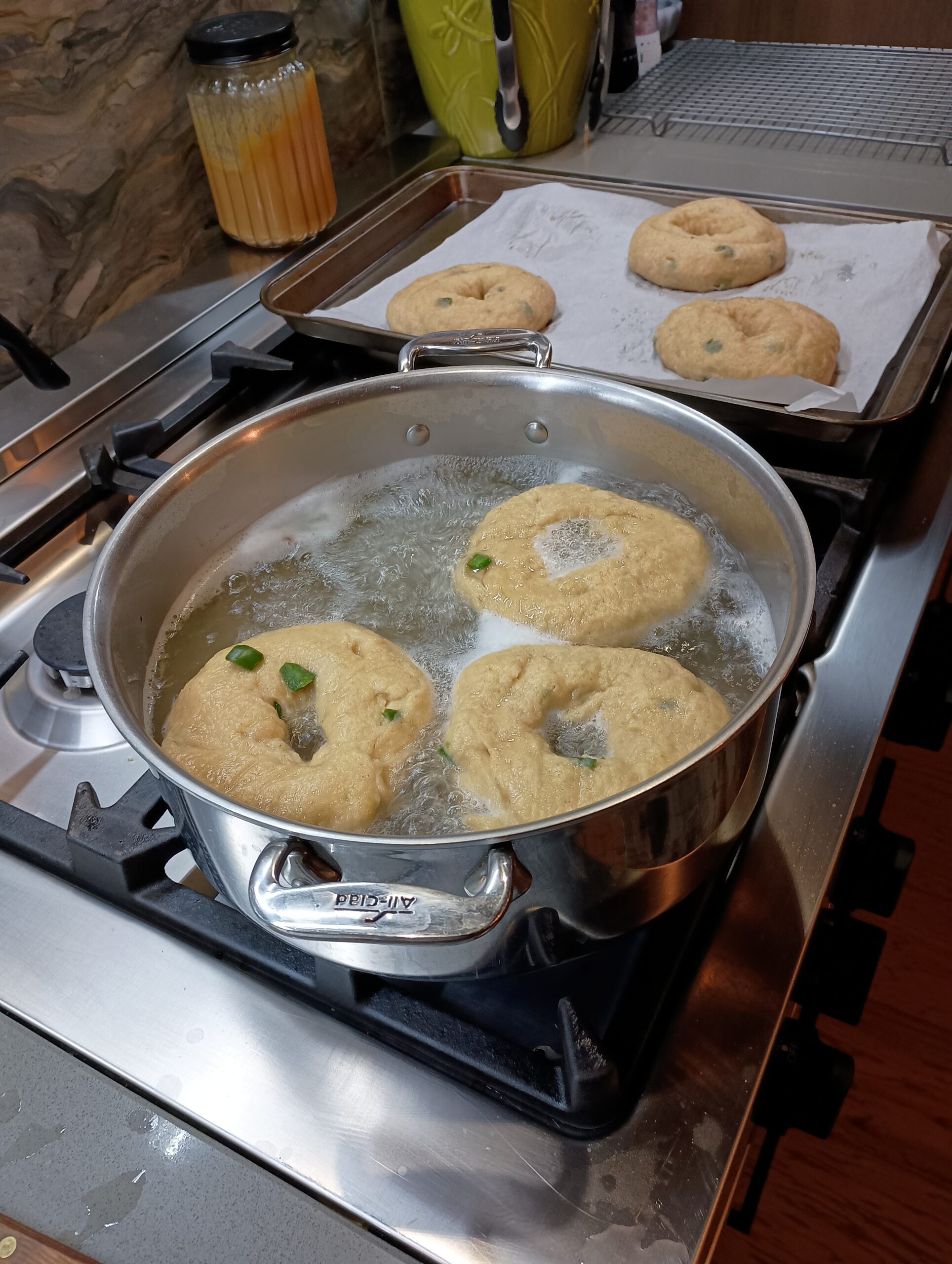 Fresh Milled Sourdough Bagel